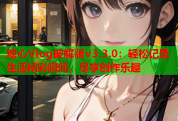 糖心Vlog破解版v3.3.0：轻松记录生活精彩瞬间，尽享创作乐趣