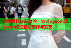 短视频社交新体验：txvlogcom糖心app助你轻松创作与交友