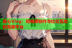 糖心Vlog：短视频创作与社交互动的完美平台