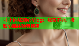 寸止挑战糖心Vlog：欲罢不能，极致心跳体验等你来