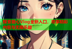 探索糖心Vlog全新入口，尽享精彩内容与无限乐趣