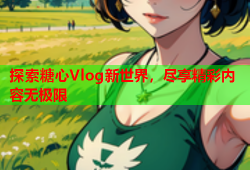 探索糖心Vlog新世界，尽享精彩内容无极限