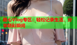 糖心Vlog专区：轻松记录生活，分享精彩瞬间