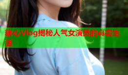 糖心Vlog揭秘人气女演员的真实生活