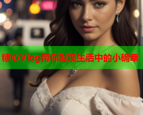 糖心Vlog带你发现生活中的小确幸