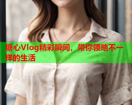 糖心Vlog精彩瞬间，带你领略不一样的生活