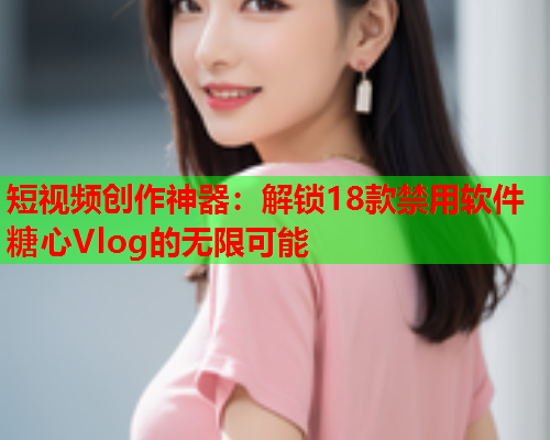 短视频创作神器：解锁18款禁用软件糖心Vlog的无限可能